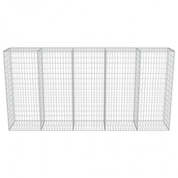 Muro gabião com tampas aço galvanizado 300x50x150 cm M 4