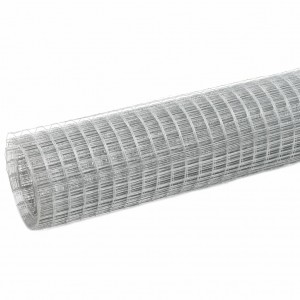 Cerca de arame p/ galinheiro 10x1.5 m aço galvanizado prateado H