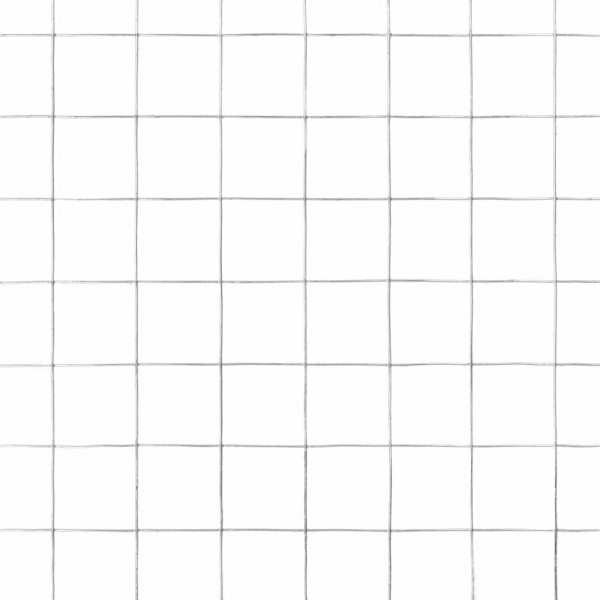 Malla de alambre de acero galvanizado plateada 10x1.5 m M 4