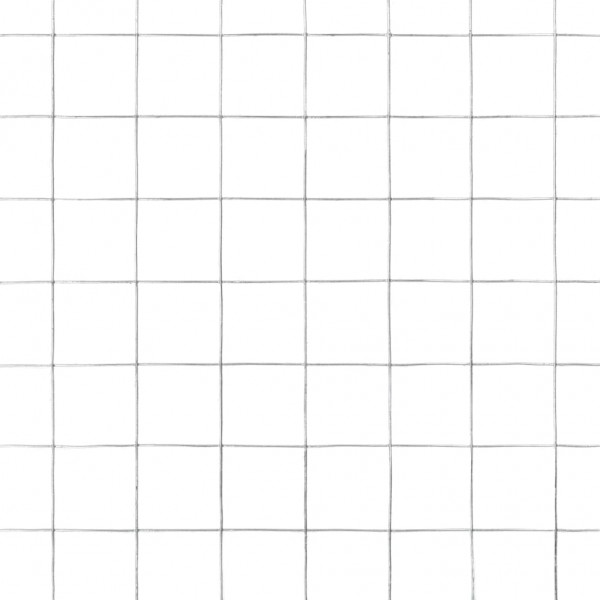 Malla de alambre de acero galvanizado plateada 10x1.5 m M 4