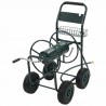 Carrito de manguera para jardín conector de 1/2 acero 75 m 1