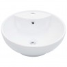 Lavabo con rebosadero 46.5x18 cm cerámica blanco 2