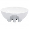 Lavabo con rebosadero 46.5x18 cm cerámica blanco 3