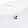Lavabo con rebosadero 46.5x18 cm cerámica blanco 5