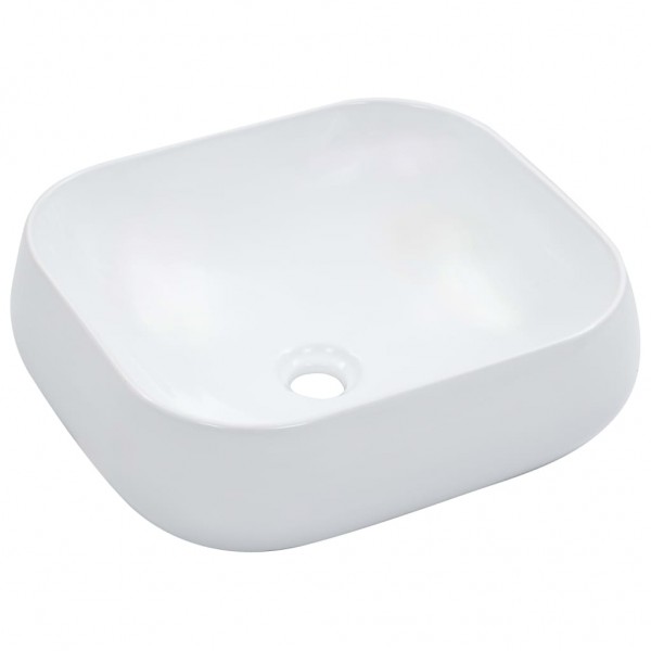 Lavabo 44.5x39.5x14.5 cm cerámica blanco D
