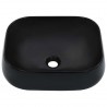 Lavabo 44.5x39.5x14.5 cm cerámica negro 2