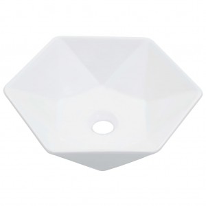 Lavabo 41x36.5x12 cm cerámica blanco H