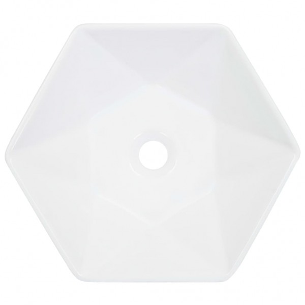 Lavatório 41x36.5x12 cm cerâmica branco M 3