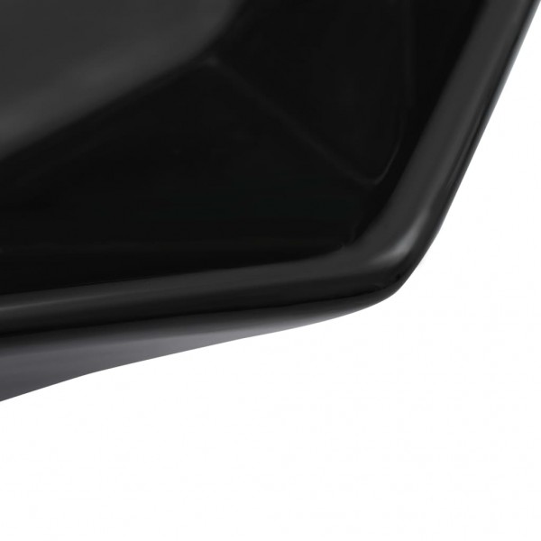 Lavatório 41x36.5x12 cm cerâmica preto M 5