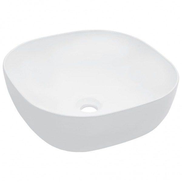 Lavabo 42.5x42.5x14.5 cm cerámica blanco D