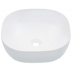Lavabo 42.5x42.5x14.5 cm cerámica blanco H