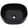 Lavabo 42.5x42.5x14.5 cm cerámica negro 2