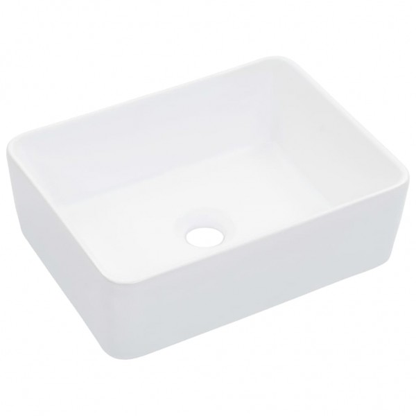 Lavabo 40x30x13 cm cerámica blanco D