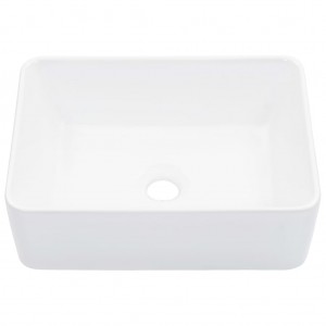 Lavabo 40x30x13 cm cerámica blanco H
