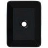 Lavabo 40x30x13 cm cerámica negro 3