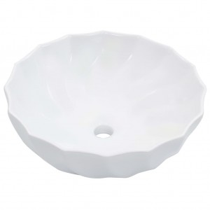 Lavabo 46x17 cm cerámica blanco H