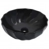 Lavabo 46x17 cm cerámica negro 1