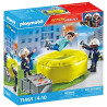 Playmobil Observatorio con Dimorphodon Starter Pack Misión espacial Bomberos con colchoneta 1