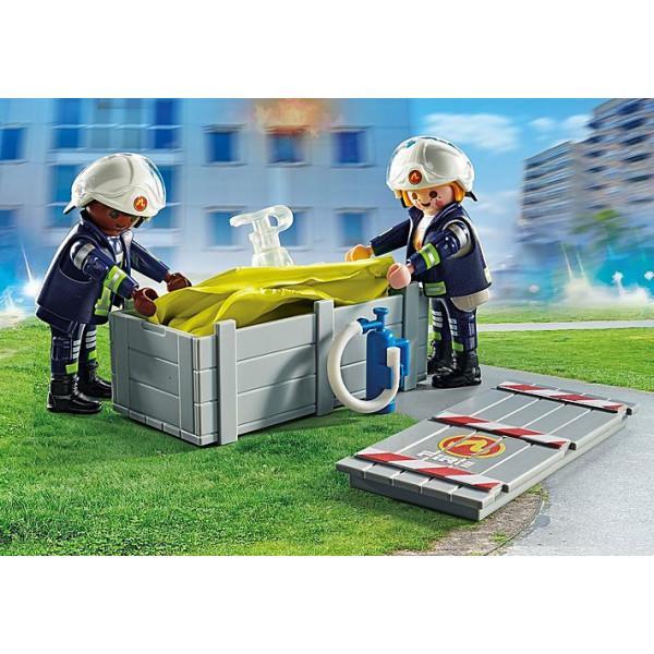 Playmobil Observatorio con Dimorphodon Starter Pack Misión espacial Bomberos con colchoneta M 3