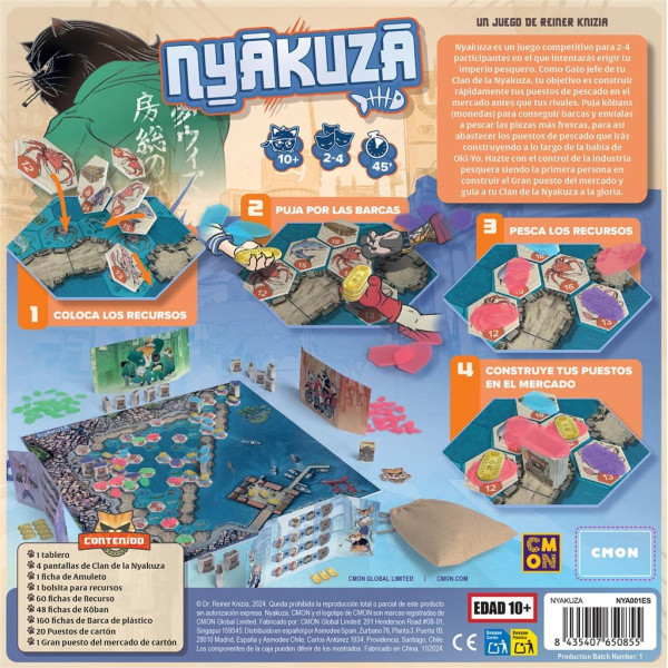 Juego de mesa NYAKUZA pegi 10 M 2