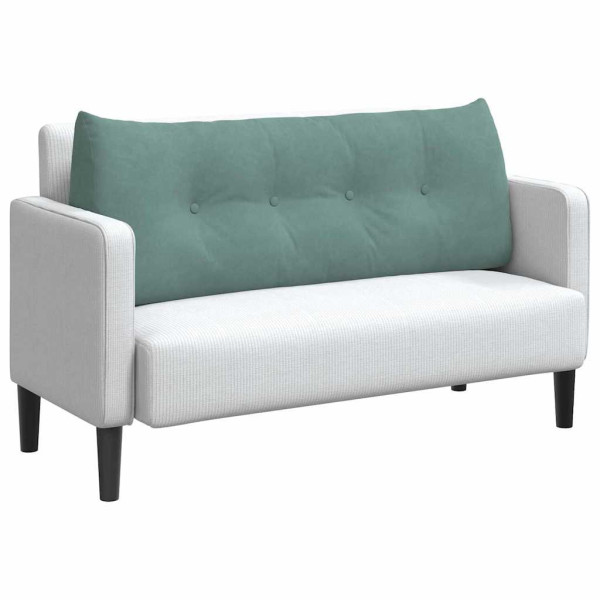 Cojín de Espalda Verde Mar 120 x 24 x 50 cm Terciopelo M 3