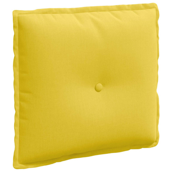 Cojín de Espalda Amarillo Claro 50 x 19 x 45 cm tela M 2