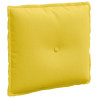 Cojín de Espalda Amarillo Claro 50 x 19 x 45 cm tela 2