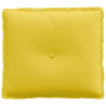Cojín de Espalda Amarillo Claro 50 x 19 x 45 cm tela 5
