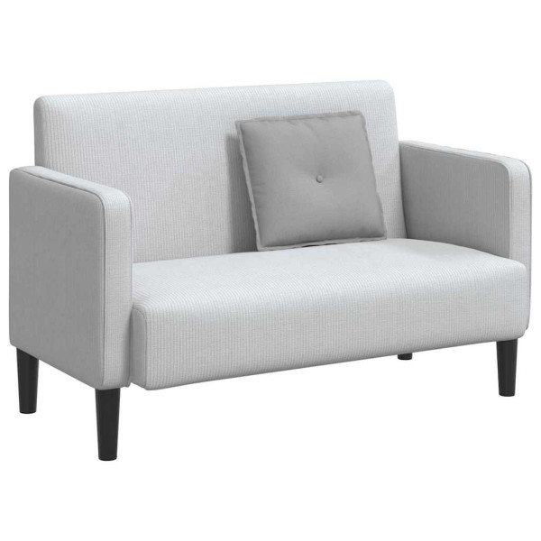 Cojín de Espalda Gris Nube 50 x 19 x 45 cm tela M 3