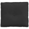 Cojín de Espalda Negro 50 x 45 cm Tela de microfibra 5