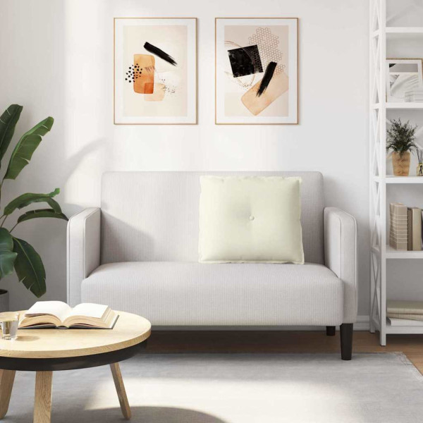 Cojín de Espalda Crema 60 x 50 cm Tela de pana M 4