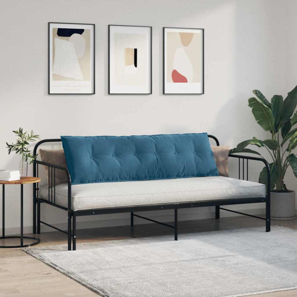 Cojín de Espalda Azul 160 x 50 cm Tela de pana M 4