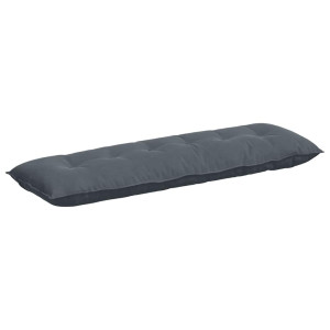 Cojín de Espalda Gris oscuro 160 x 50 cm Tela de pana H