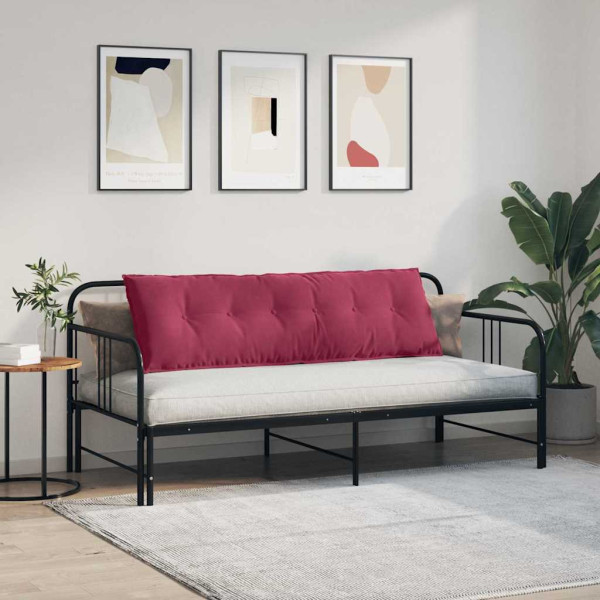 Cojín de Espalda Rojo vino 160 x 50 cm Tela de pana M 4