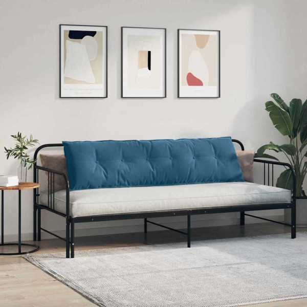 Cojín de Espalda Azul 180 x 50 cm Tela de pana M 4