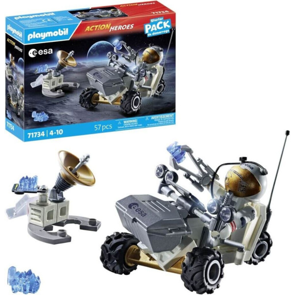 Playmobil Observatorio con Dimorphodon Starter Pack Misión espacial M 2
