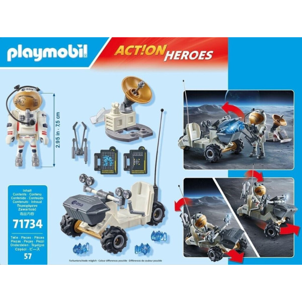Playmobil Observatorio con Dimorphodon Starter Pack Misión espacial M 3