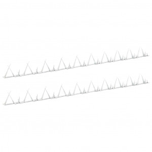 Pinchos de muro 2 unidades acero 1 m H