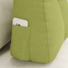 Cojín de Espalda Verde claro 60 x 24 x 50 cm tela 5