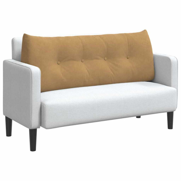 Cojín de Espalda Marrón 120 x 24 x 50 cm Terciopelo M 3