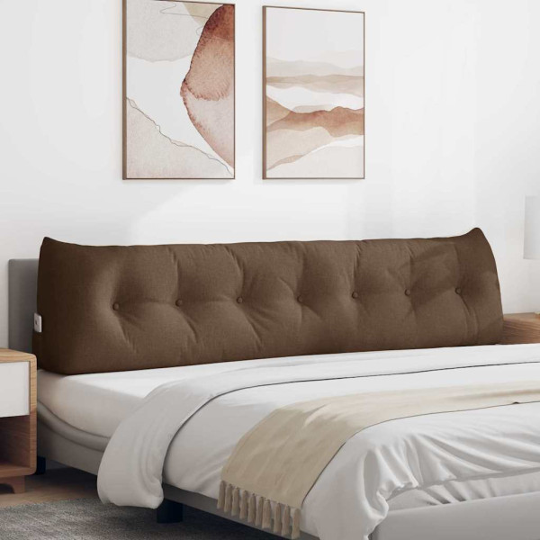 Cojín de Espalda Marrón 200 x 24 x 50 cm tela D