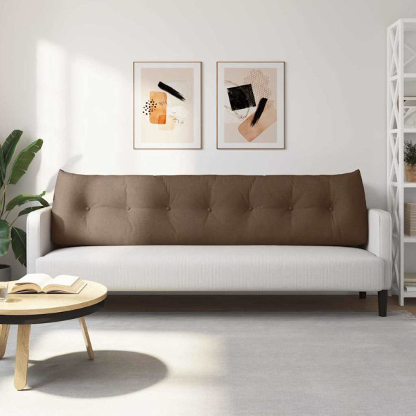 Cojín de Espalda Marrón 200 x 24 x 50 cm tela M 4