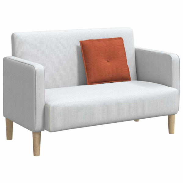 Cojín de Espalda Rojo Naranja 50 x 45 cm Tela de pana M 3