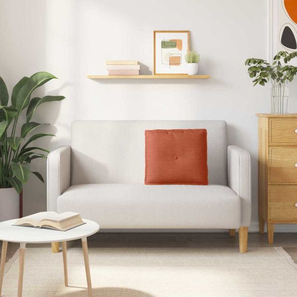 Cojín de Espalda Rojo Naranja 50 x 45 cm Tela de pana M 4