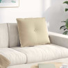 Cojín de Espalda Crema 60 x 50 cm Tela de microfibra 1