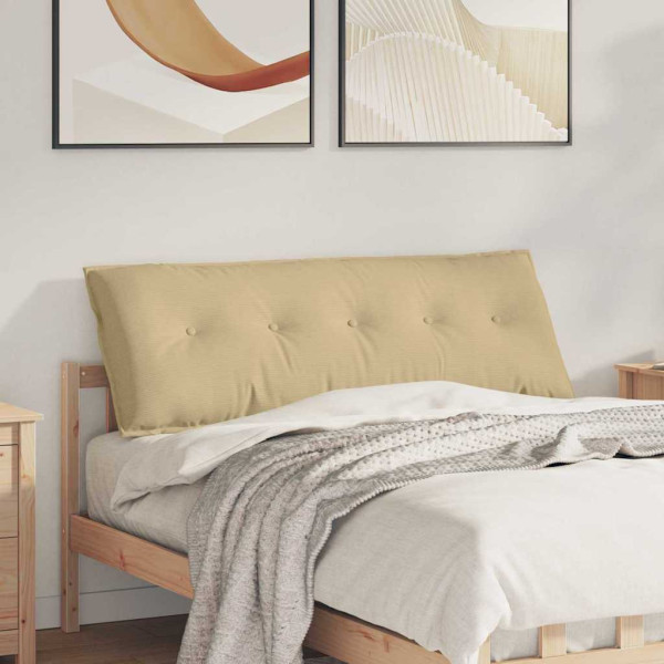 Cojín de Espalda Verde grisáceo 140 x 50 cm Tela de pana D