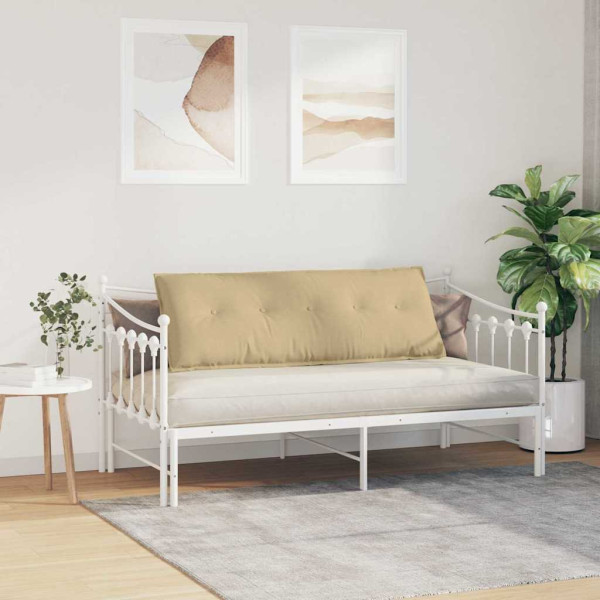 Cojín de Espalda Verde grisáceo 140 x 50 cm Tela de pana M 4