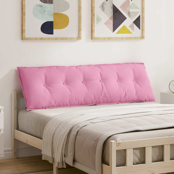 Cojín de Espalda Rosa 160 x 19 x 50 cm tela D