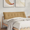 Cojín de Espalda Marrón 160 x 50 cm Tela de pana 1