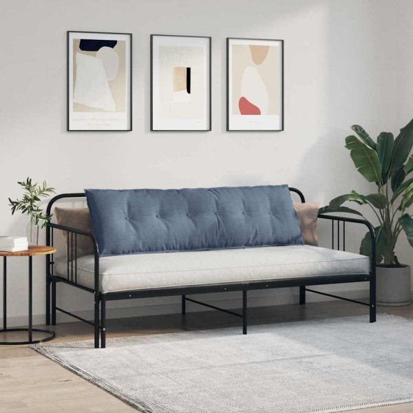 Cojín de Espalda Azul 160 x 50 cm Tela de pana M 4